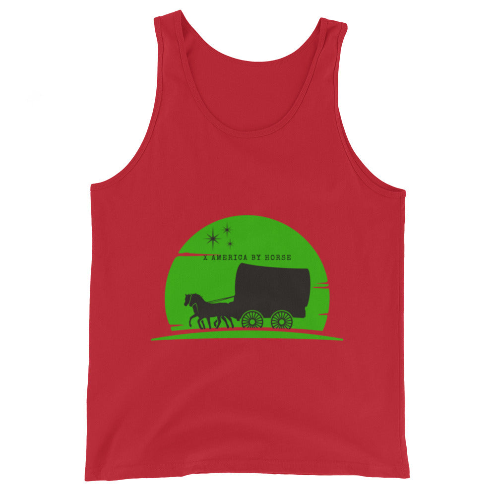 X America by Horse Green Tank Top