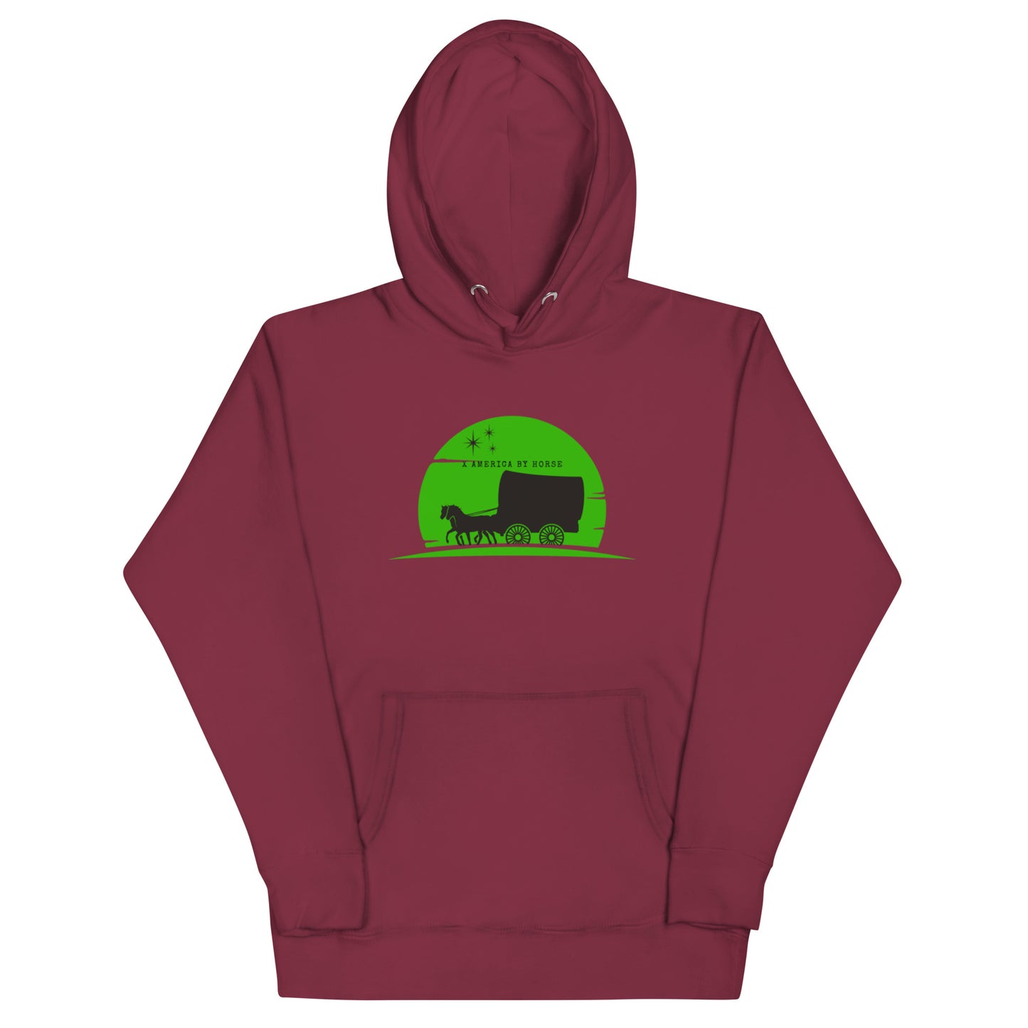 X America by Horse Green Hoodie