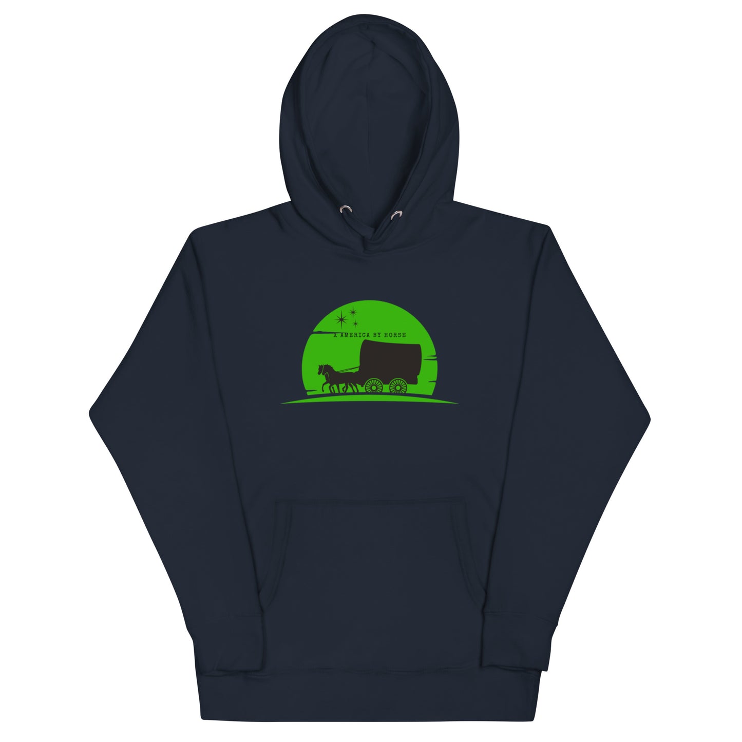 X America by Horse Green Hoodie