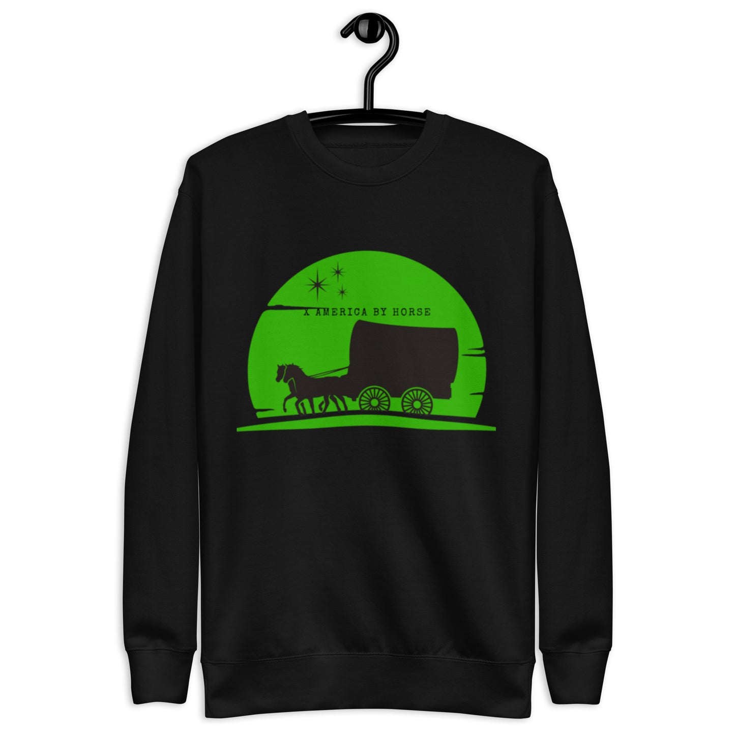 X America by Horse Green Sweatshirt